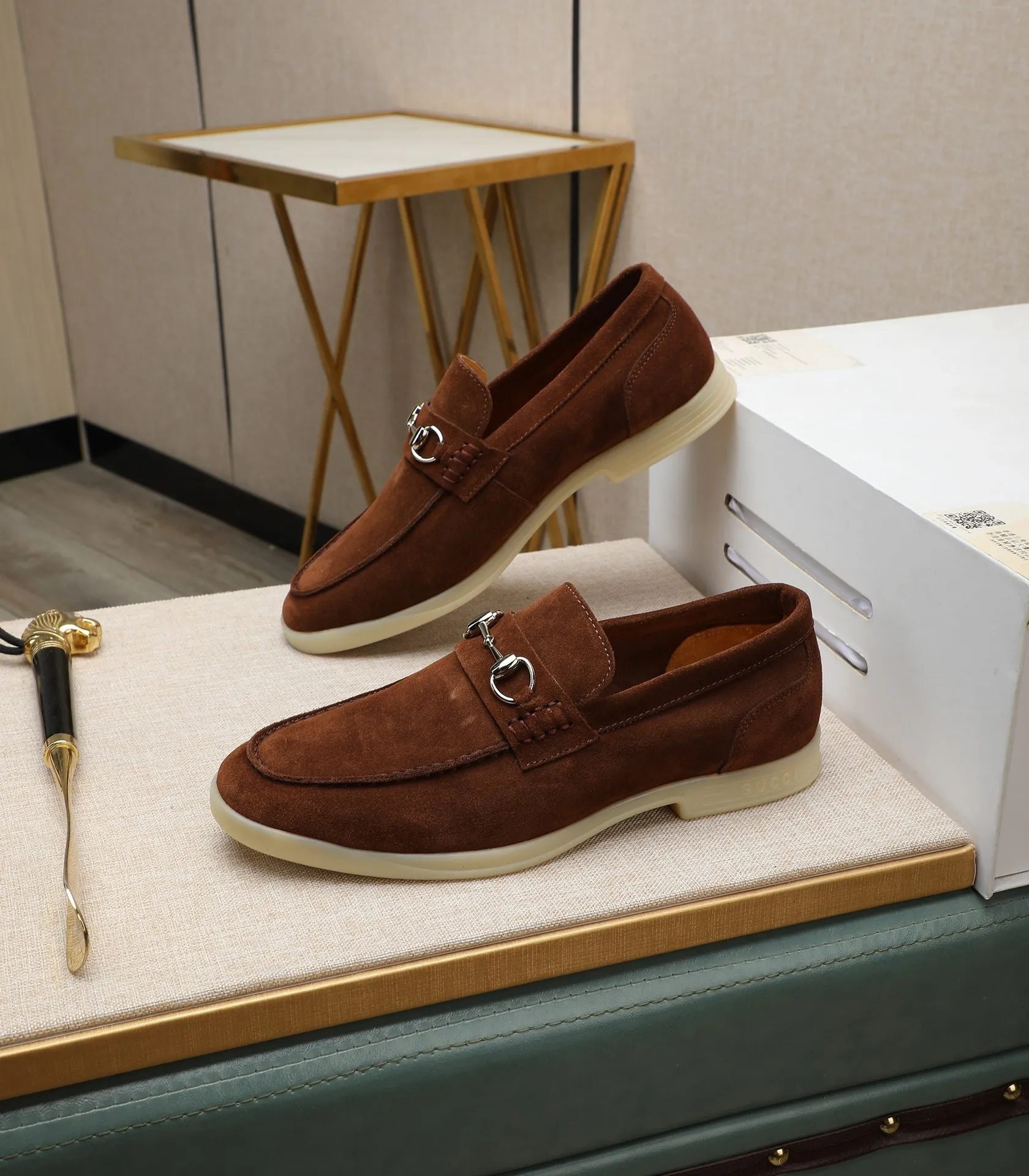Men's shoes 💰520 📛📛Original (water-dyed cow lining) GUCCI official website formal shoes🌀 Italian 🇮🇹Imported cowhide➕Top imported water-dyed cowhide lining💋Finely handmade Original bottom, the real thing looks better when photographed in person Standard size 38-44